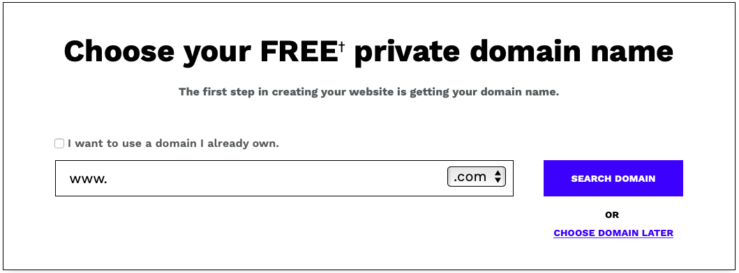 web.com screenshot
