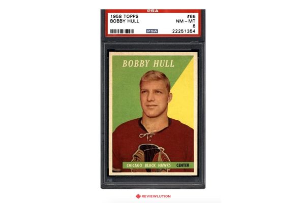 Most valued hockey cards, 1958 Topps #66 Bobby Hull Rookie Card