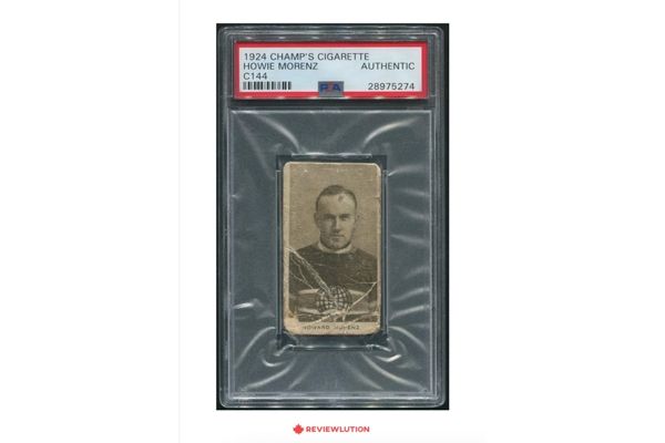 Most valued hockey cards, 1924 C144 Champ's Cigarettes Howie Morenz