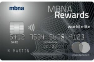 MBNA Rewards World Elite Mastercard - Best for Cashback on Dining 