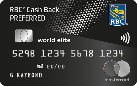 RBC Cashback Preferred World Elite Mastercard
