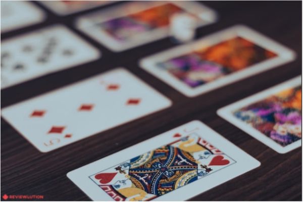 cards spread on a table